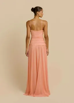ARCINA ORI DELILAH DRESS PEACH SIZE 8 (S) for rent on The Volte - image 7