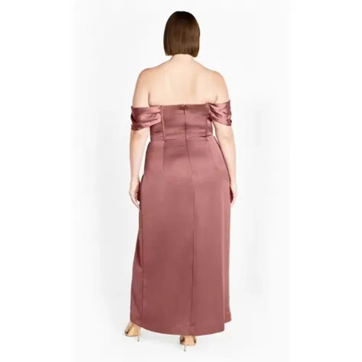 City Chic forbidden love maxi dress size 16 - Rose - Image 5