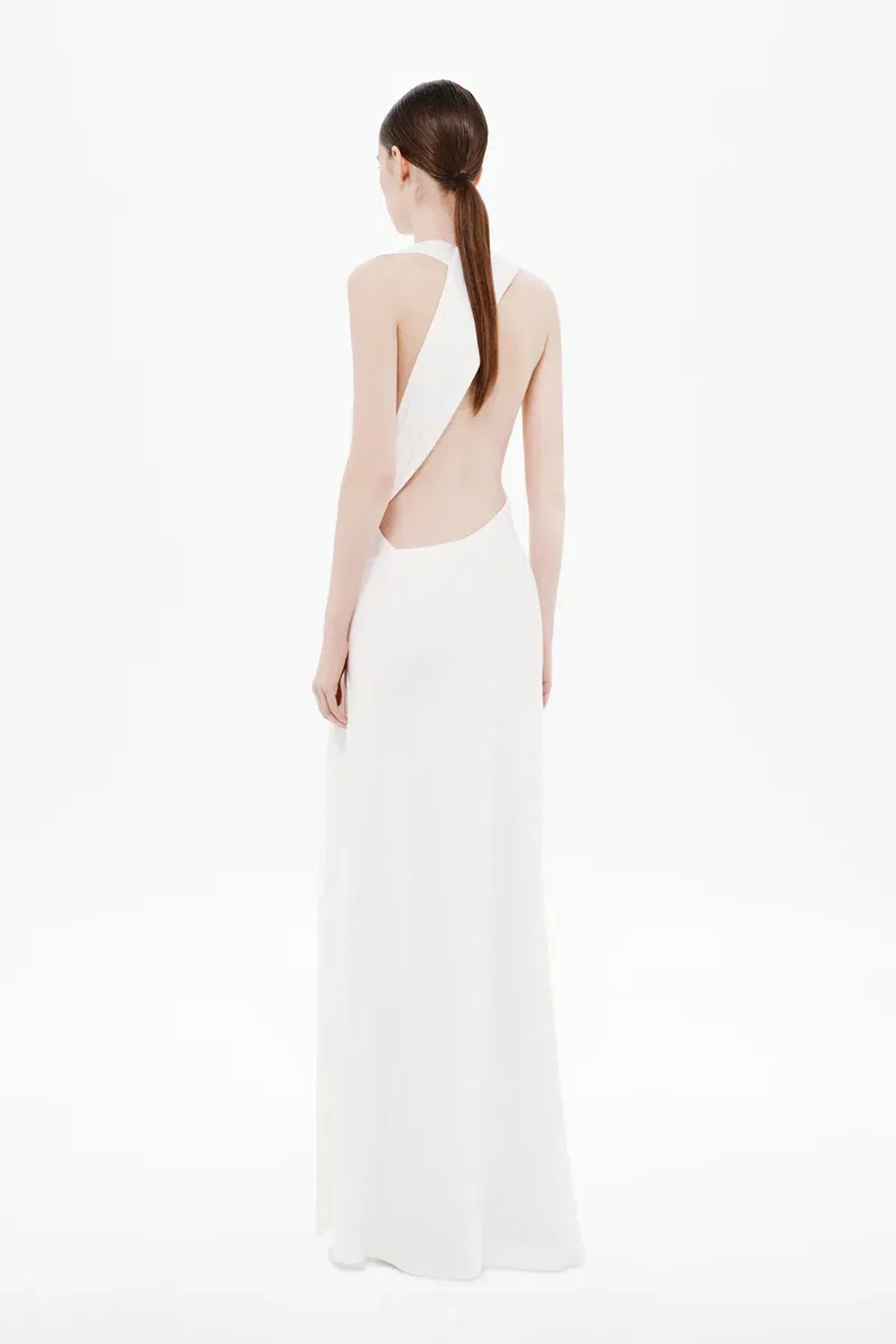 Misha Harlow Satin Dress - White - Image 2
