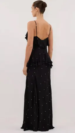 Dissh Melrose Dress s.10 Black Spot Maxi for rent on The Volte - image 4