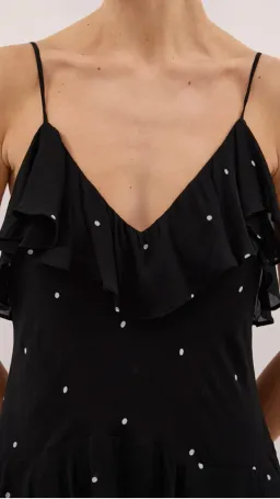 Dissh Melrose Dress s.10 Black Spot Maxi for rent on The Volte - image 5