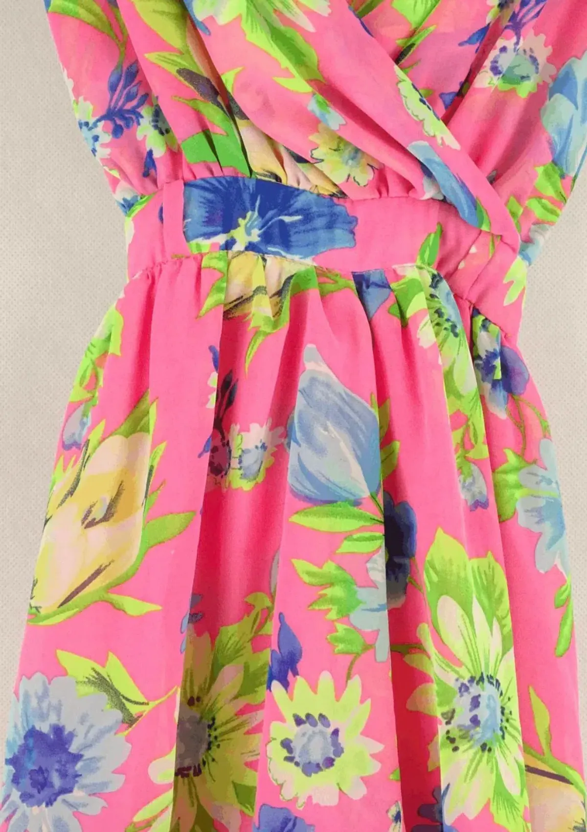 MINKPINK Floral Pink Jumpsuit Size 8 | Mini Length Satin Feel Cocktail & Formal Wear - Image 3