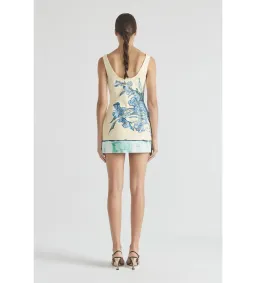Antipodean Homecoming Lantern Mini Dress Multi Print Size 12 for rent on The Volte - image 5