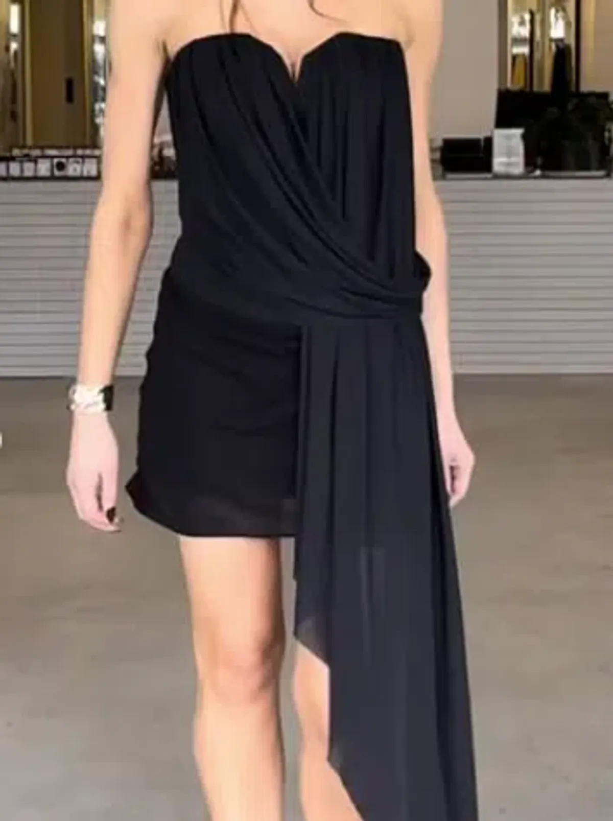 Bec + Bridge Danka Strapless Mini Dress black 6 - Image 2