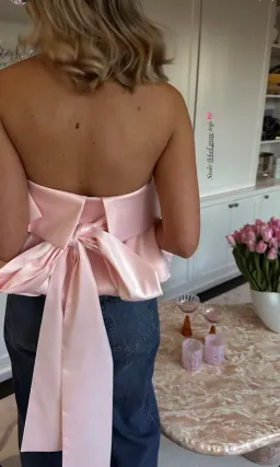 HARRIS TAPPER Eliza Top Baby Pink Size 6 AU for rent on The Volte - image 2