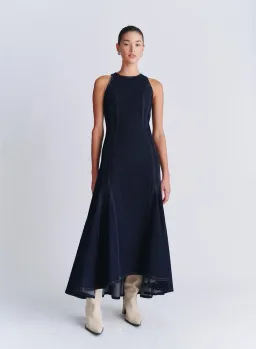 ANNA QUAN Bianca Dress Indigo Denim 8 AU for rent on The Volte - image 1