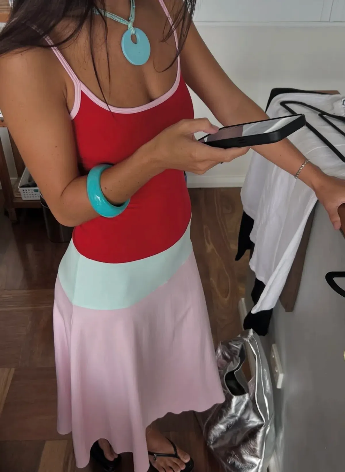 Lucy Midi Dress - Sorbet  - Image 1