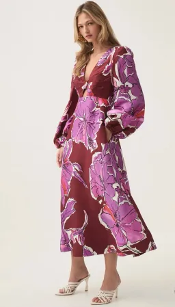 Aje INFLORESCENCE MIDI DRESS Size 8 with pockets  for rent on The Volte - image 8