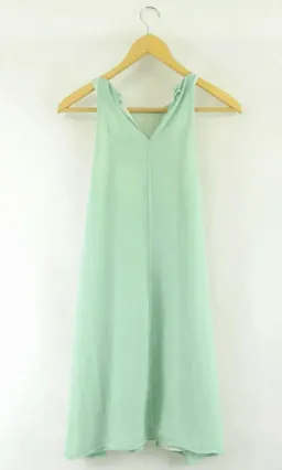 Pilgrim Mint Green Sleeveless Shift Dress – Size 8 for rent on The Volte - image 2