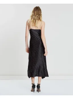 Bec & Bridge Kylie Midi Black Polka Dots Size AU 8 for rent on The Volte - image 3