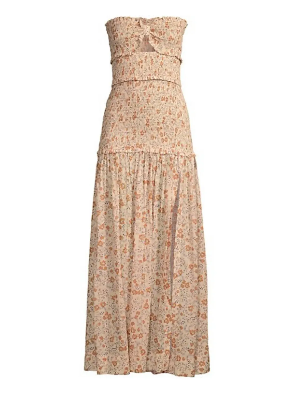 Вес & Bridge Janice Smocked Ruffle Maxi Dress - Image 2