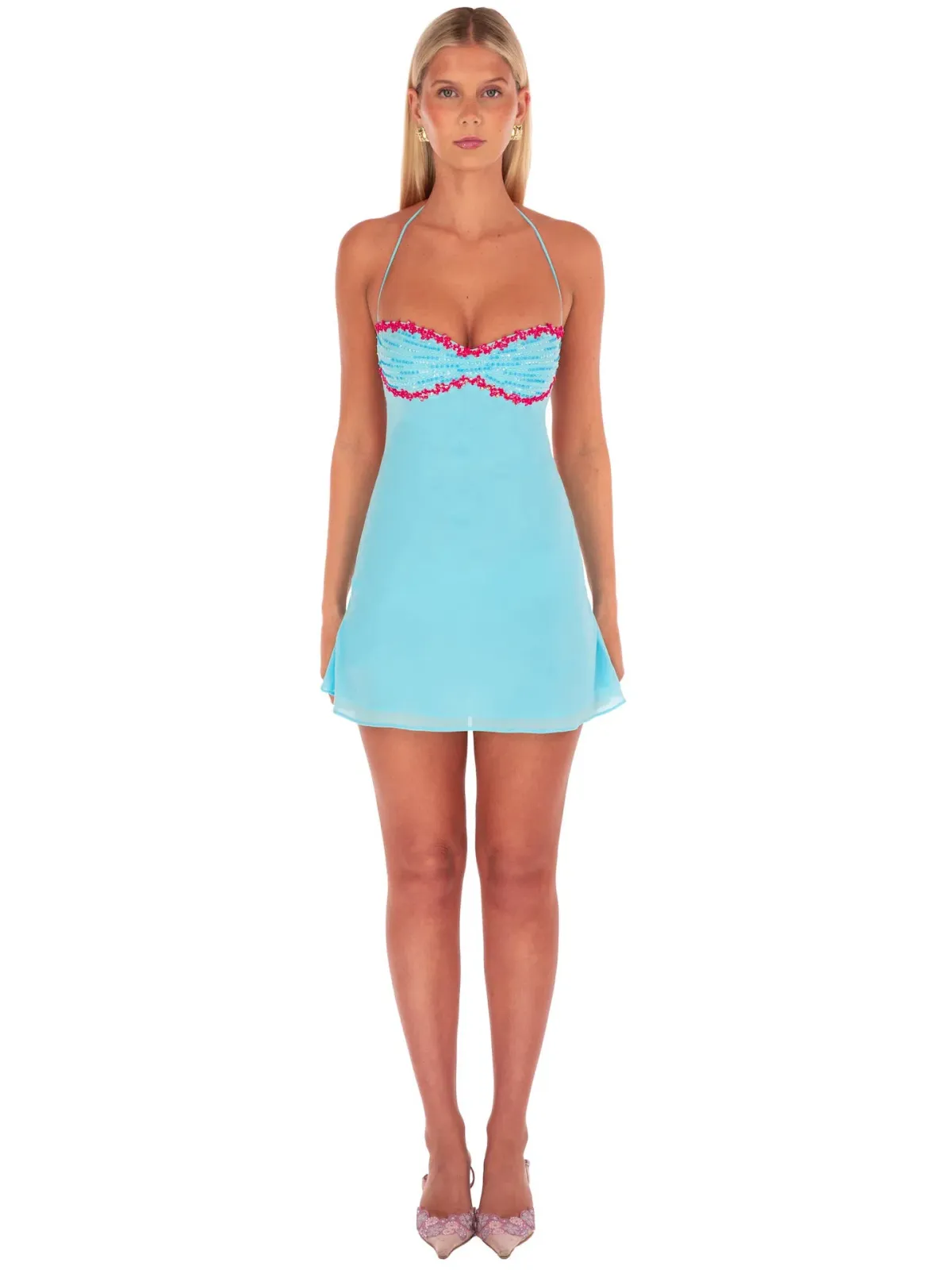 I AM DELILAH | DELILAH MINI DRESS | SAPPHIRE | SIZE S (AU 8) - Image 1