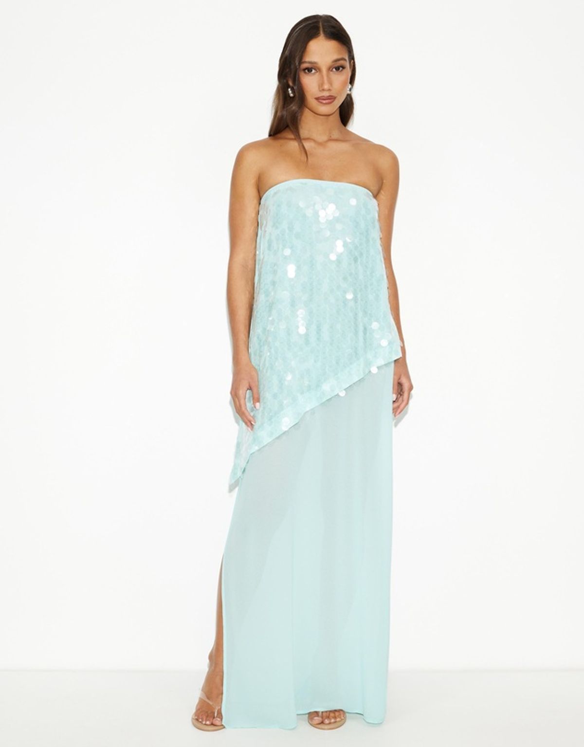 Razor Discoteca Sequin Maxi Dress - Image 1