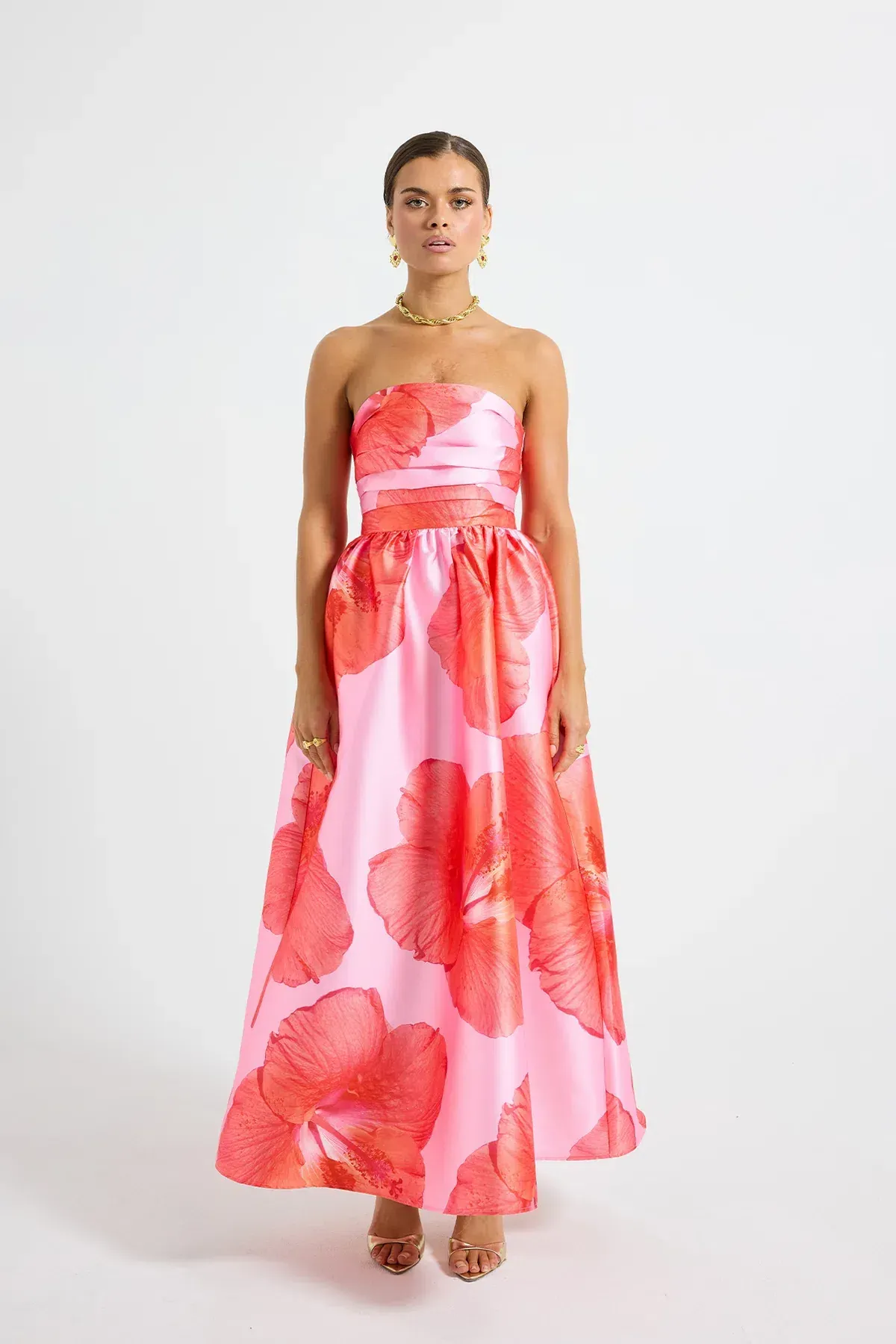 Pasduchas Kalani Strapless Midi Size 10 - Image 1