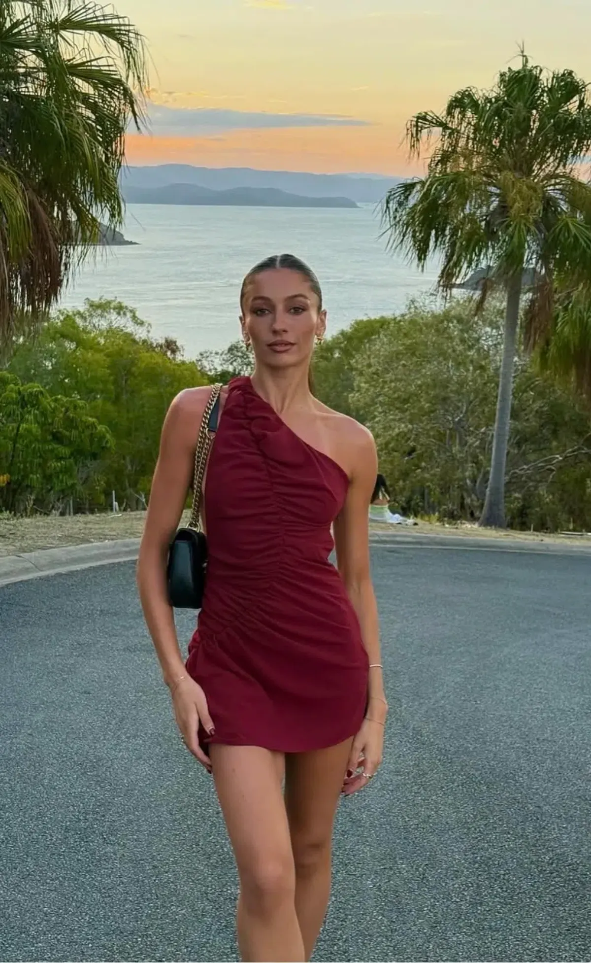 Kosta Kulture Kaia Dress Wine Size S - Image 1