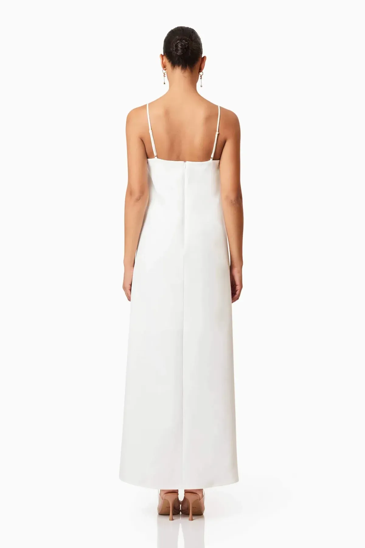 Buttercup Embroidered Maxi Dress in White Size S - Image 4