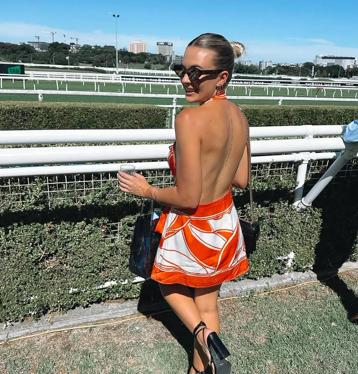 SIR. Ramona Wrap Mini Dress Size 0 (6) - Image 2