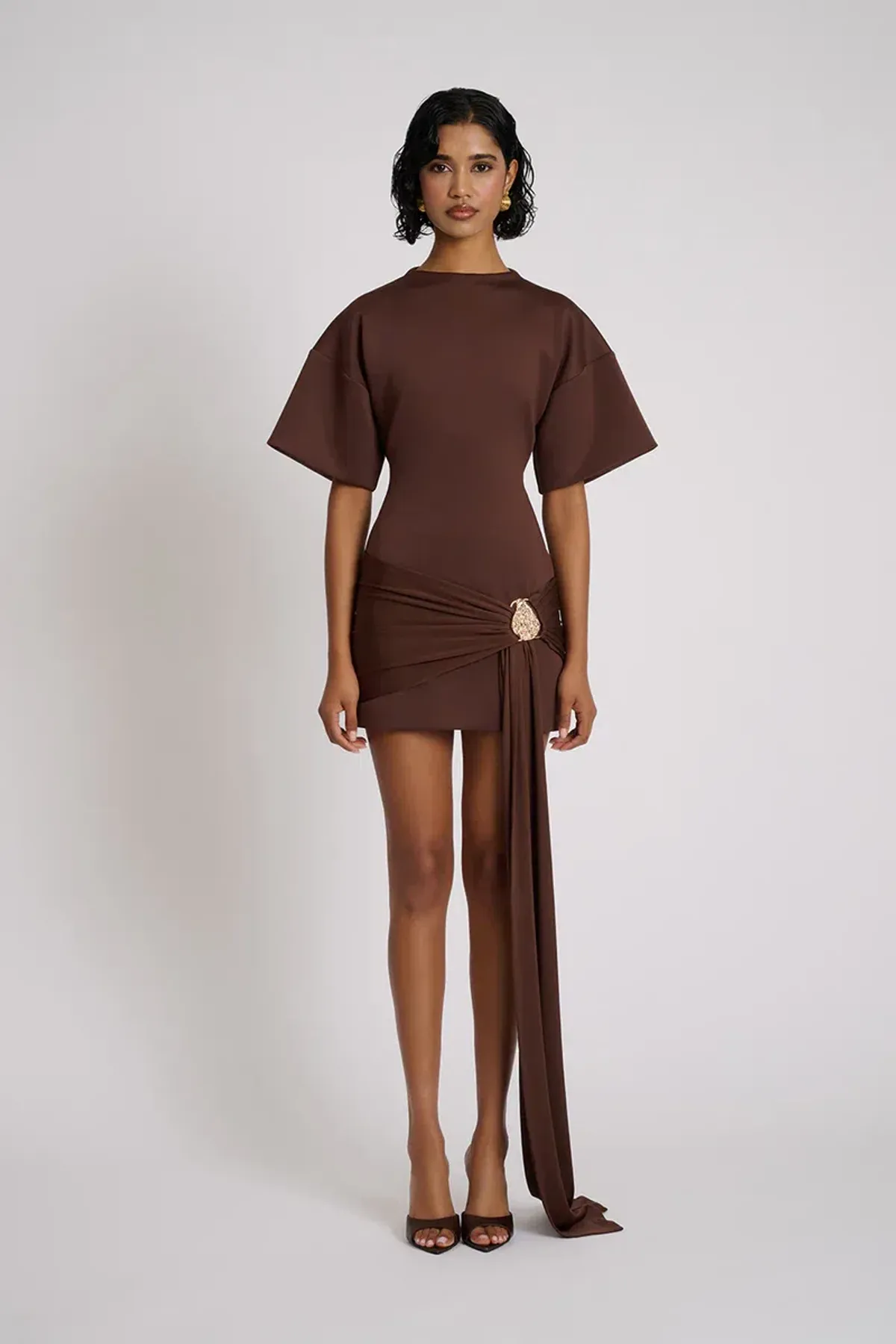  Eliya the Label Maxine Dress - Chocolate - Image 1