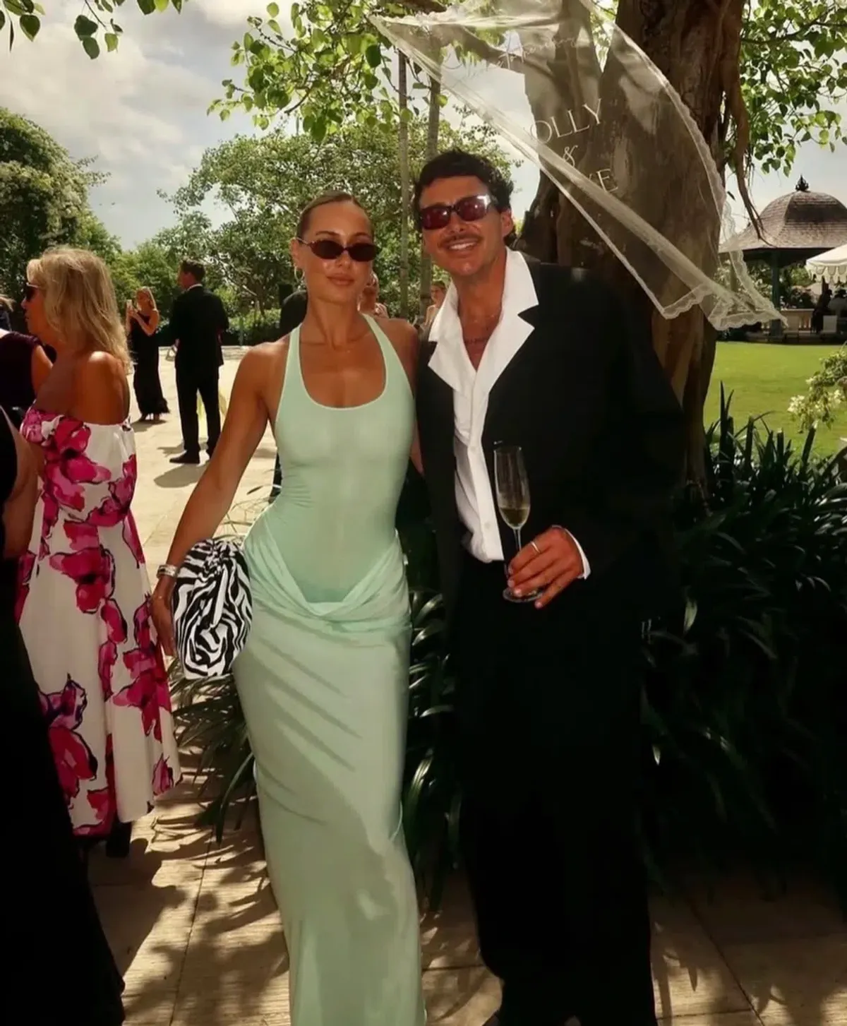 Benni Jade Maxi Dress in Bleached Aqua - Image 2