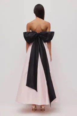 Aje Thea Gown in Pink Tint Black Size 10 for rent on The Volte - image 3