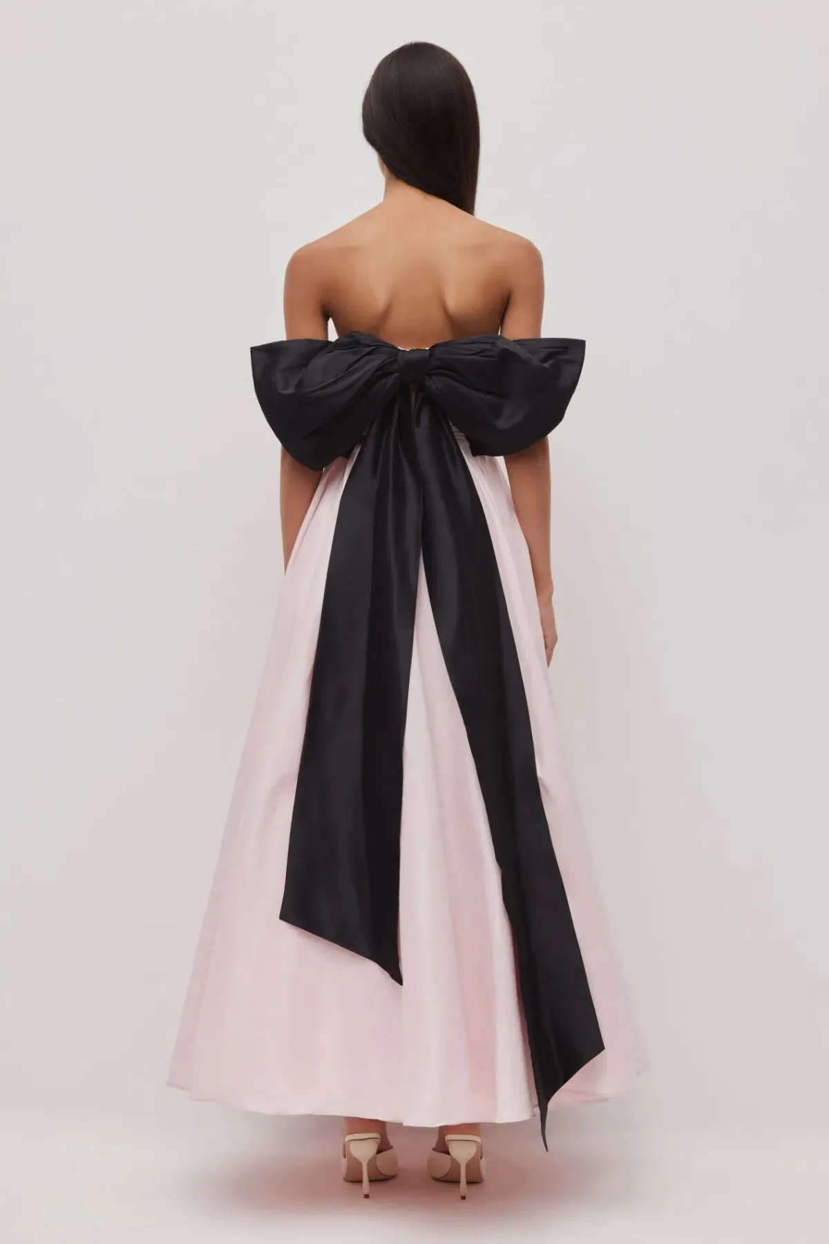Aje Thea Gown in Pink Tint Black Size 8 - Image 3