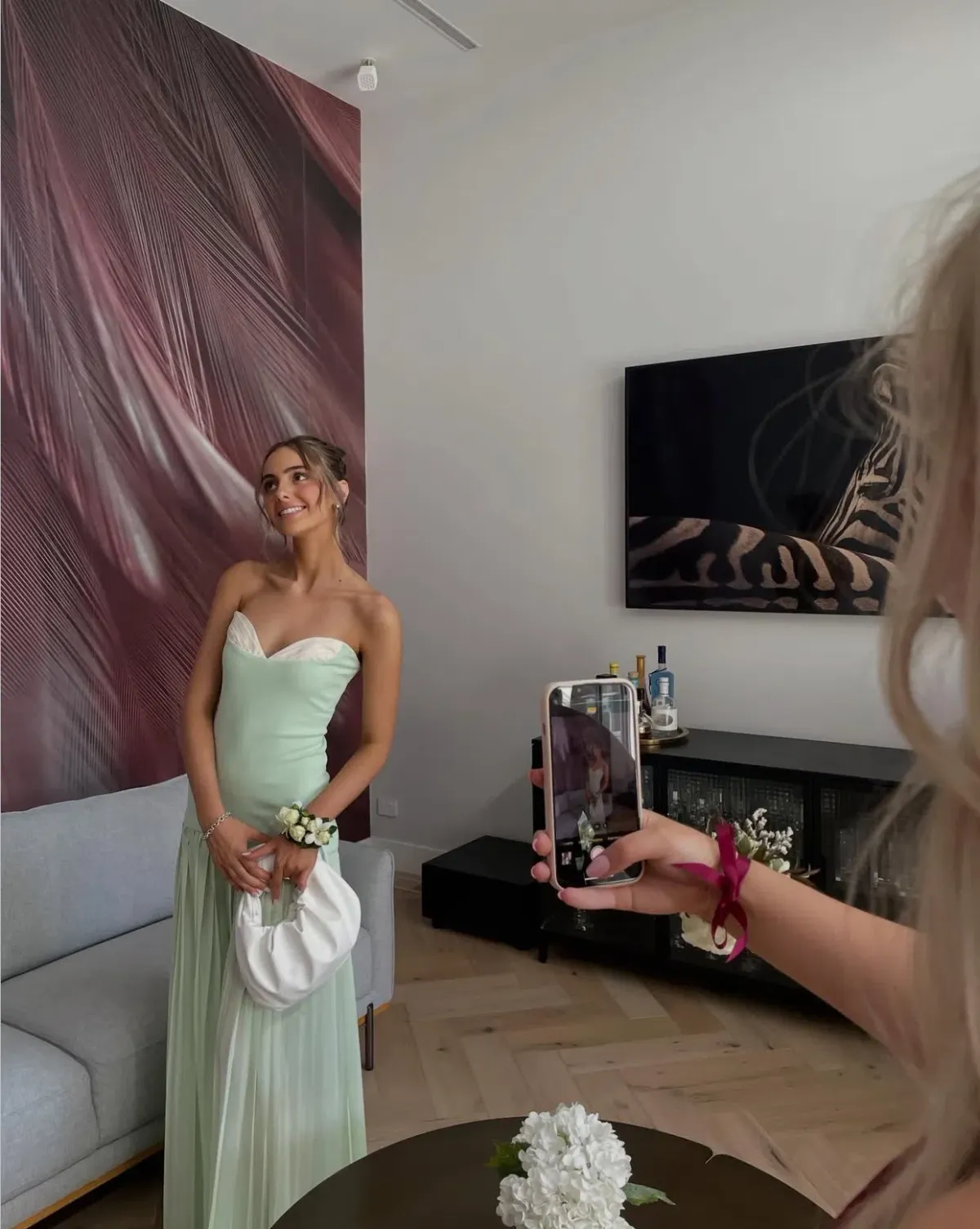 She is Olla Nicollette Gown Mint size 8  - Image 3