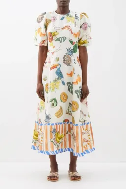 Alemais Theo Midi Dress Multi Size 8 AU for rent on The Volte - image 21