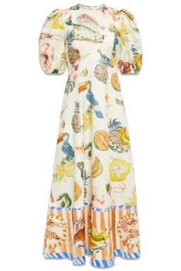 Alemais Theo Midi Dress Multi Size 8 AU for rent on The Volte - image 14