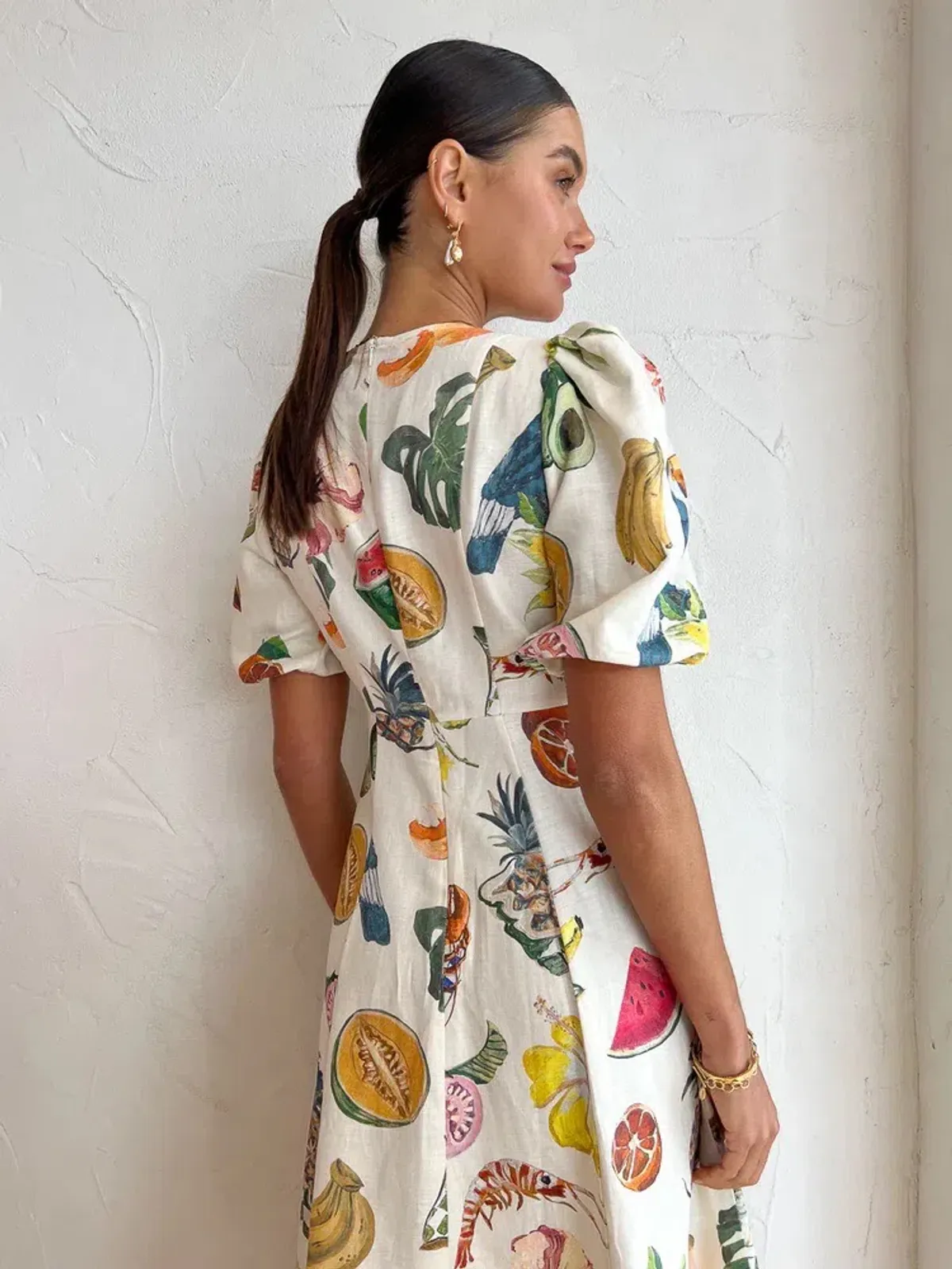 Alemais Theo Midi Dress Multi Size 8 AU - Image 9