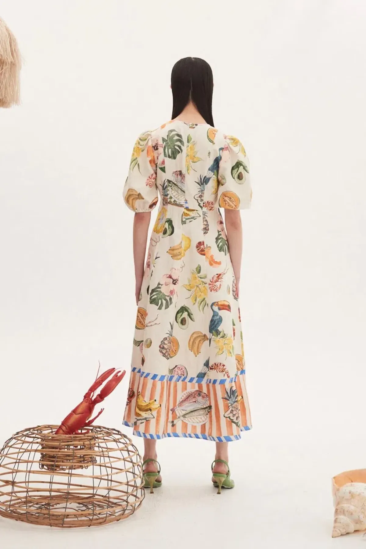 Alemais Theo Midi Dress Multi Size 8 AU - Image 16