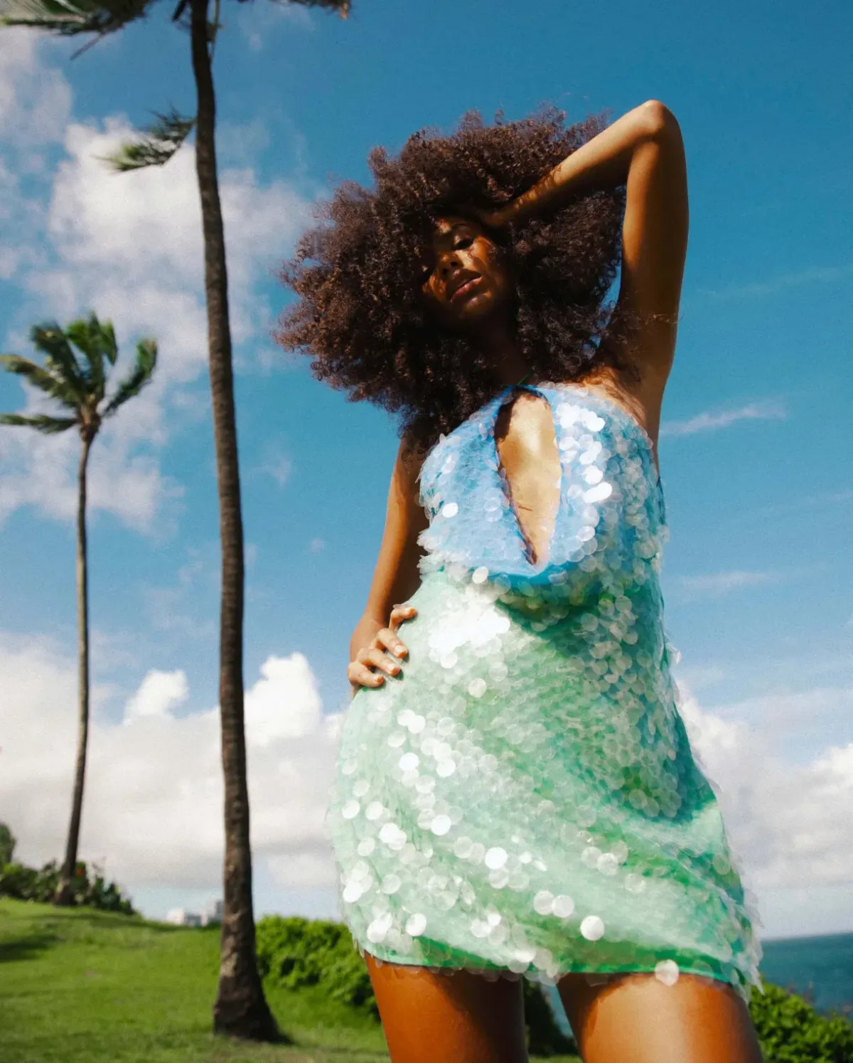 Kiki Dress Ombre Blue - Image 1