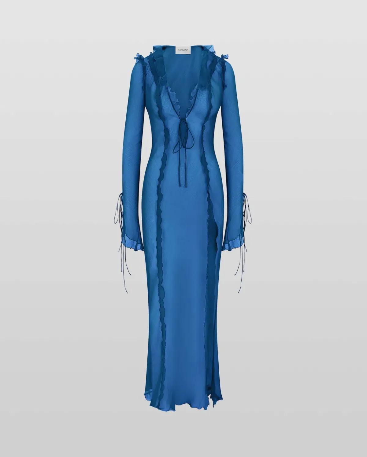 Farretti Dress Blue - Image 3