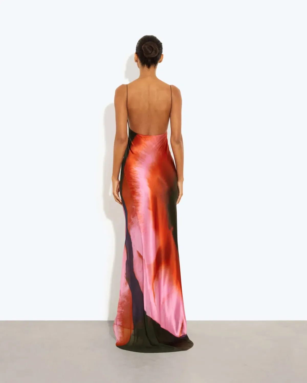 Solaris Dress Red Floral - Image 2