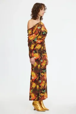 Acler Burford Midi Dress Print Size 10 for rent on The Volte - image 5