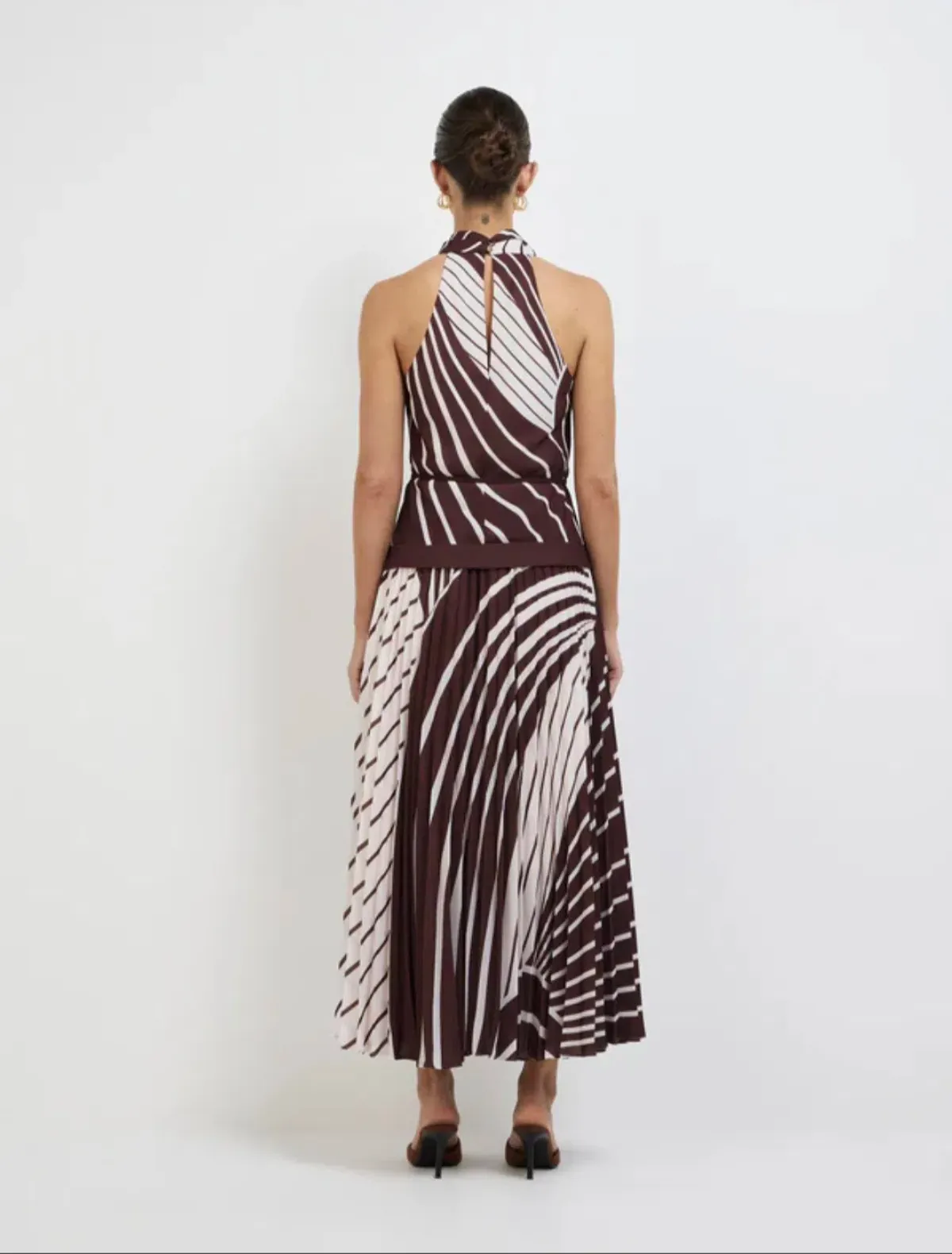 SHEIKE Montmartre Stripe Maxi Dress Size 12 - Image 3