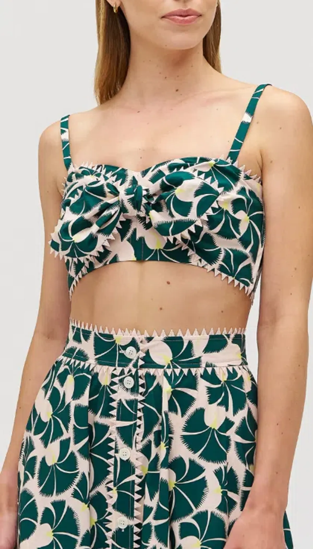 Oroton Fan Flower Skirt and Top - Image 1