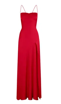 hntr the label gaia gown | wine | xs for rent on The Volte - image 2