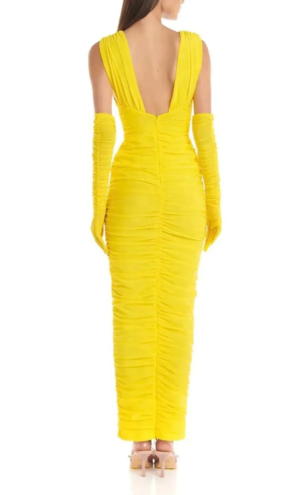 Eliya The Label Anna Dress Yellow M/10 - Image 6