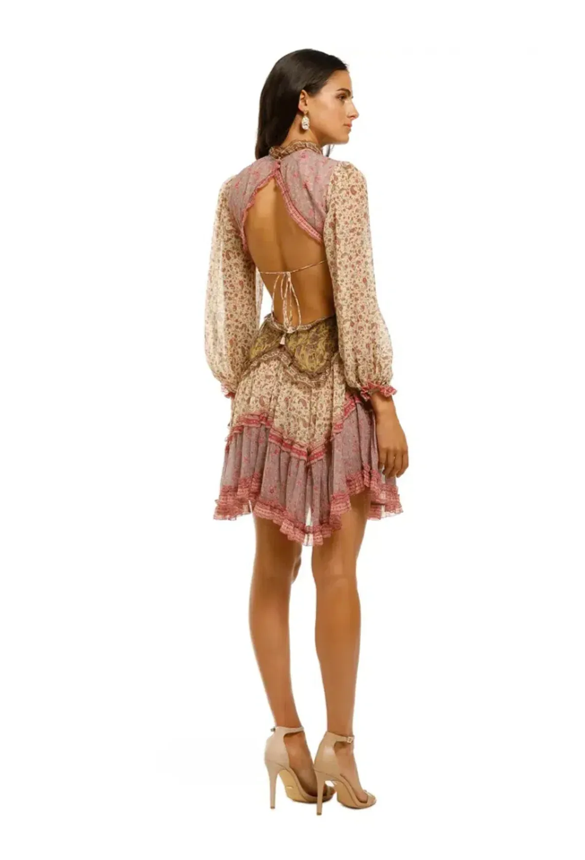 ZIMMERMANN Juniper Cut Out Floating Dress Spliced 3/AU14 - Image 3