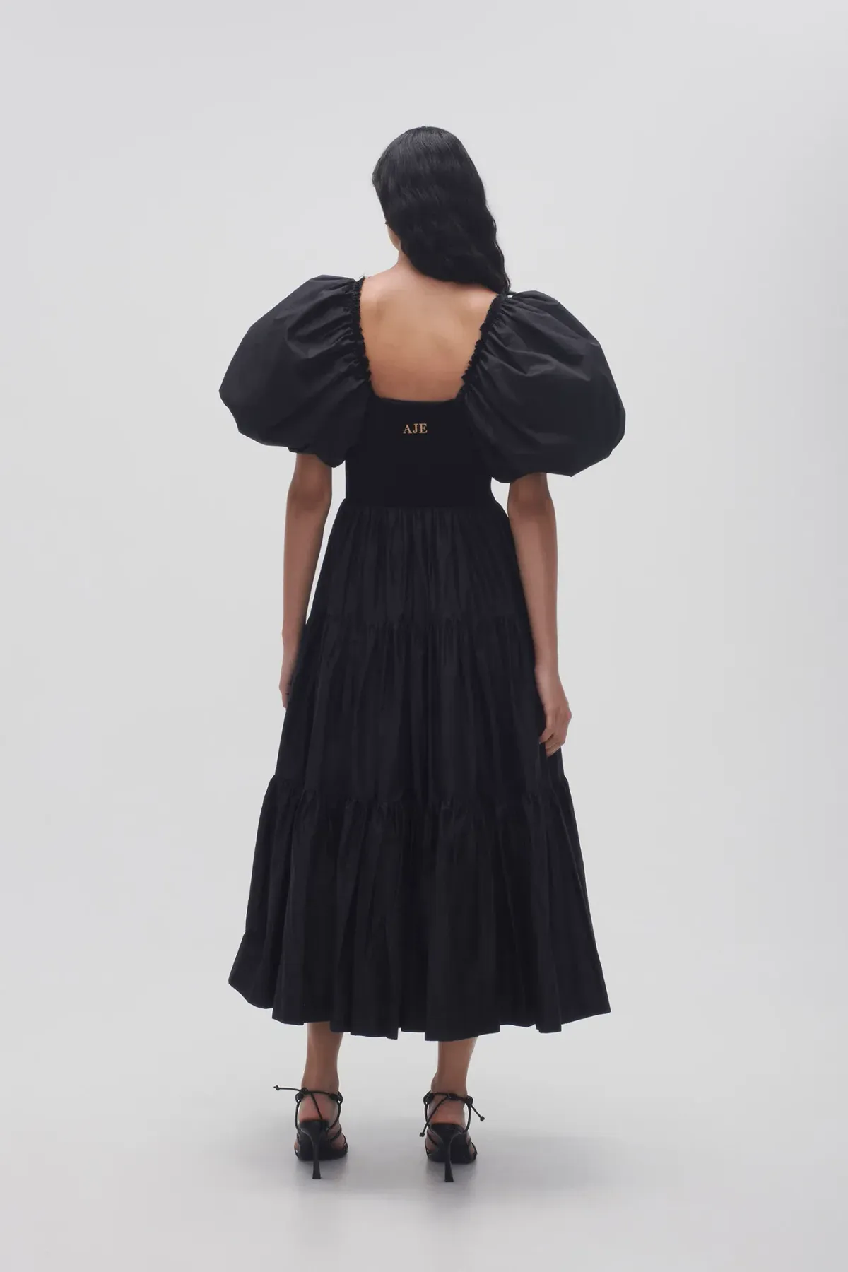 CASA PUFF SLEEVE MIDI DRESS (Aje)  - Image 2