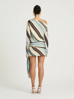 Benni Elise Mini Dress size 12 Ocean Stripe for rent on The Volte - image 6