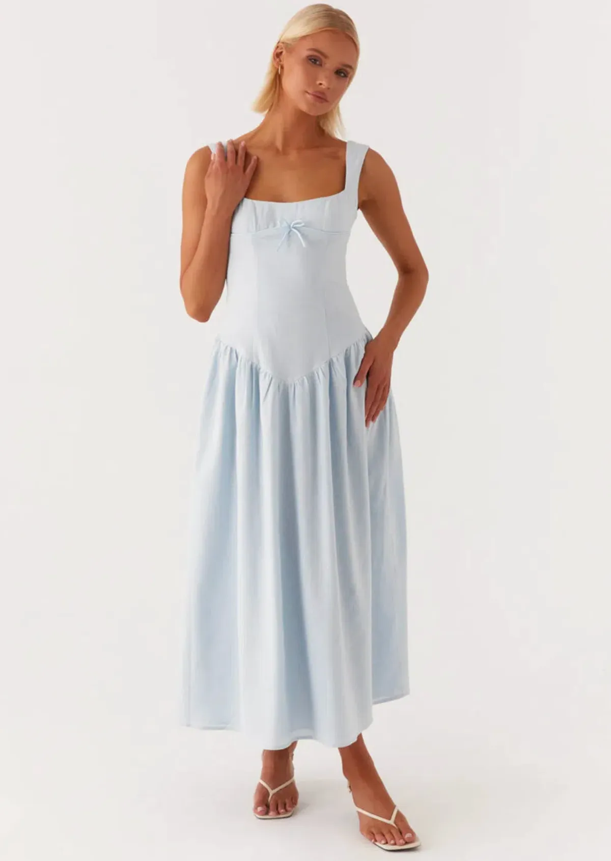 Peppermayo Exclusive - Suzie Midi Dress - Blue - Image 1