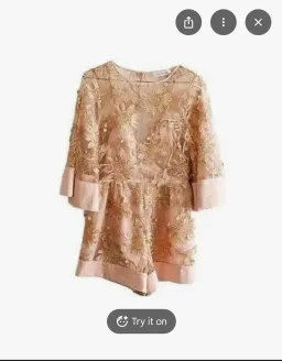 Alice McCall Playsuit RoseGold 8 for rent on The Volte - image 1
