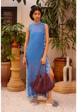 Alemais Yasmeen Embroidered Midi Dress Size 8 for rent on The Volte - image 1