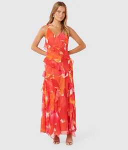 Poppy Ruffle Gown - Size AU 8 for rent on The Volte - image 2