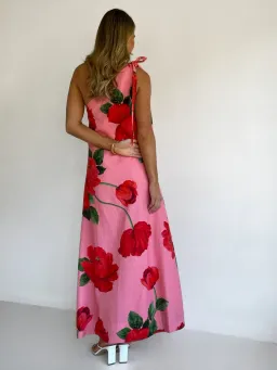 By Nicola Sorrento Maxi Dress size 14 Raspberry Bloom for rent on The Volte - image 5