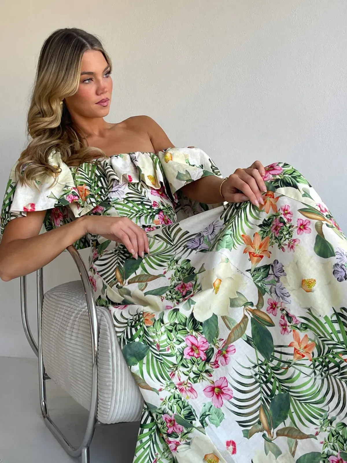 By Nicola Paradiso Maxi Dress size 14 Fleur Tropicale - Image 4