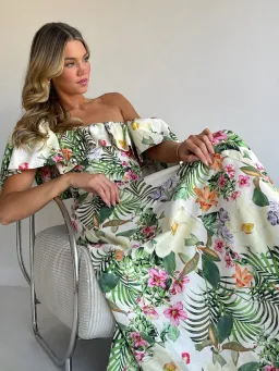 By Nicola Paradiso Maxi Dress size 14 Fleur Tropicale for rent on The Volte - image 4