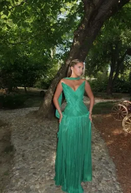 Oxa couture Aurelia gown size S  for rent on The Volte - image 1