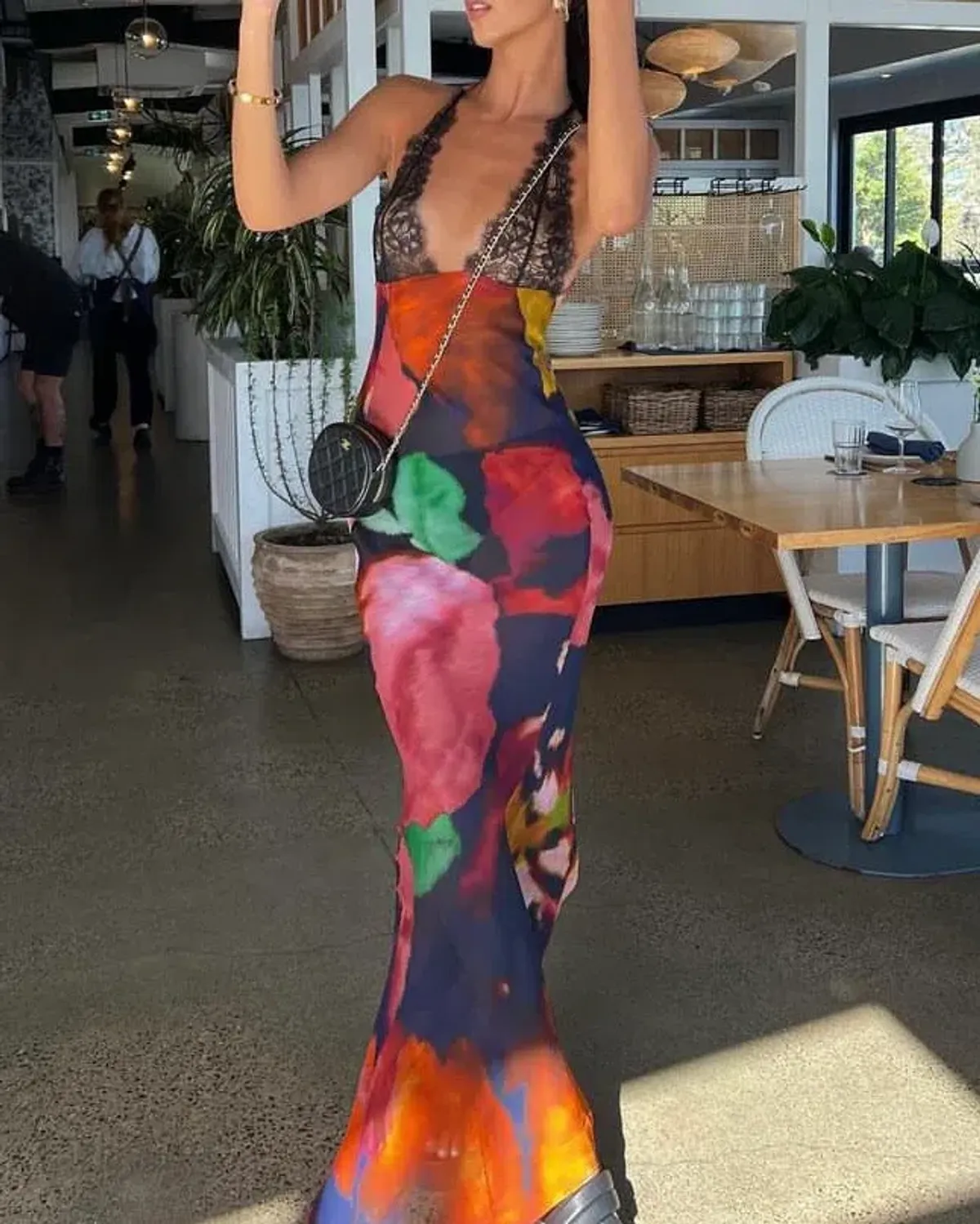 Rat & Boa PAOLA FLORAL SLIP DRESS Size M/ AU 10 - Image 1